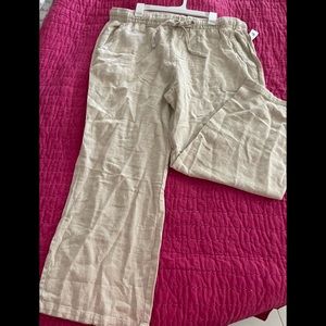 Old Navy Linen Womans Pants XL